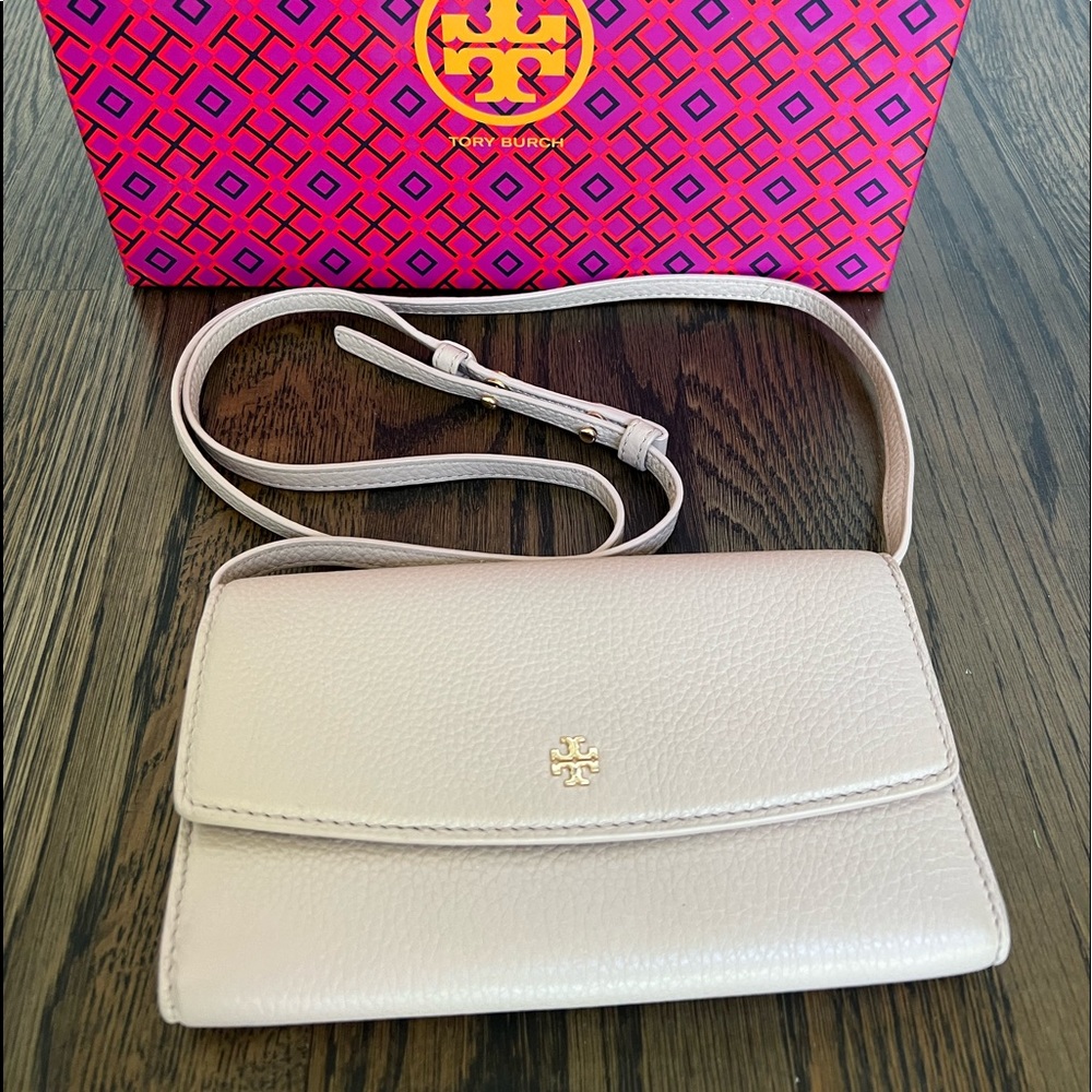 Tory Burch Pale pink/beige crossbody bag